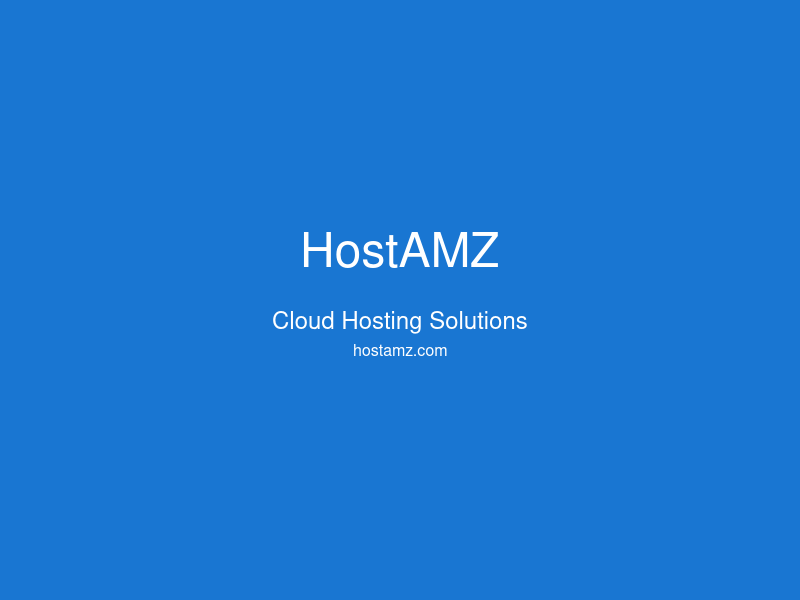 HostAMZ